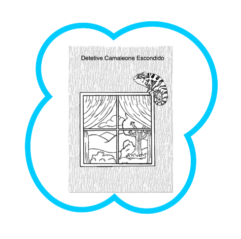 Desenho do detetive Camaleone